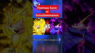 Could Fleetway Sonic beat Gulusgammamon [upl. by Rockey348]