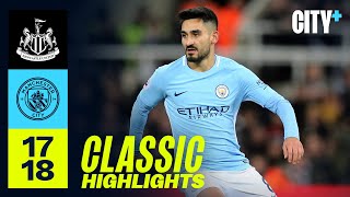 18 PREMIER LEAGUE WINS IN A ROW  Newcastle 01 City  Classic Highlights [upl. by Hardigg]