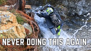 The NASTIEST Enduro Conditions Ive Ever Seen [upl. by Boigie]