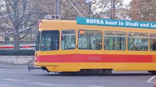 20241114 074510 Tram Basel Switzerland Suisse Svizzera Schweiz [upl. by Goulette]