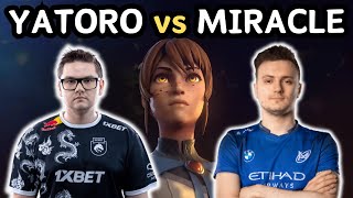 🔥 YATORO MARCI vs MIRACLE TEMPLAR ASSASSIN 🔥 2 God Carry  Dota 2 [upl. by Buddie]