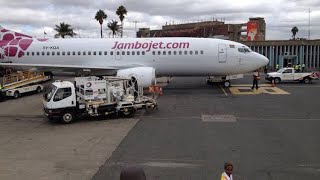 Jambo jet  Economy class  Nairobi to Mombasa [upl. by Elehcar]