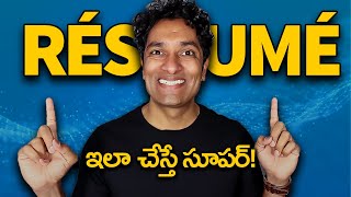 How to prepare Data Analyst resume in Telugu with free template 📃 [upl. by Dnalor514]