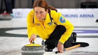 CURLING CANSWE WCF World Mixed Doubles Chp 2014  Group B [upl. by Arriat]