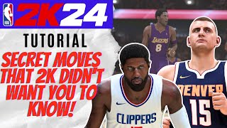 These SECRET MOVES in NBA 2K24 are GAME CHANGING [upl. by Okiron833]