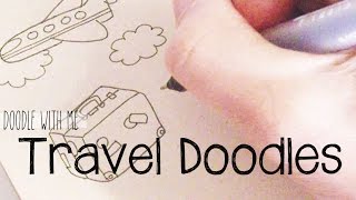 Travel Doodles  Doodle with Me [upl. by Alihet683]