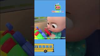 Hop On Wheels on the Bus Fun 🚌🎶 Cocomelon NurseryShorts popularsong [upl. by Anelrac]