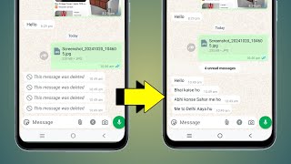 Whatsapp Par Koi Message Karke Delete Kar De To Kaise Dekhen  Whatsapp Delete Message Kaise Dekhe [upl. by Eduj]