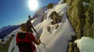 SnowboardSkiRando sur les belles montagnes Corse [upl. by Rehnberg]