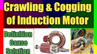 Crawling and Cogging of Induction Motor  Motor not Rotating  Hindi [upl. by Ned]