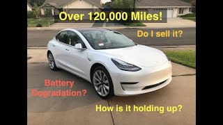 My Tesla Model 3 Has Over 120000 Miles [upl. by Acinnej]