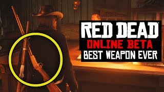 Red Dead Online  THE BEST FREE GUN EVER VARMINT RIFLE GAMEPLAY [upl. by Marketa]