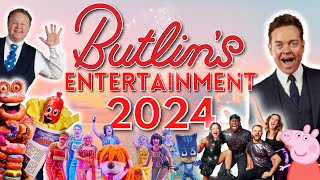 ALL Butlins Entertainment 2024 [upl. by Ayoras]