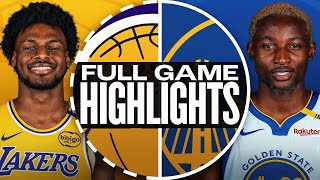 LAKERS at WARRIORS  NBA PRESEASON FULL GAME HIGHLIGHTS  October 18 2024 [upl. by Tallia]