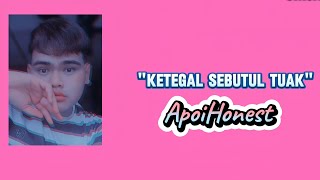 Ketegal Sebutul Tuak by ApoiHonest Cover versi iban quotGara gara sebotol minuman [upl. by Eiramik]