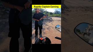 Rapido Captain Earning Per Km Price  rapido bike shorts vlog RahulVlogsBR32 [upl. by Lecrad]