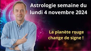 Horoscope semaine du lundi 4 novembre 2024 [upl. by Euqnimod]