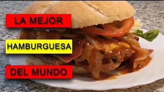 🍔 COMO HACER UNA HAMBURGUESA CASERA DE PREMIO la mejor hamburguesa [upl. by Carrnan]