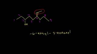 Alcohol nomenclature  Alcohols ethers epoxides sulfides  Organic chemistry  Khan Academy [upl. by Veneaux]