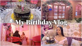 Birthday Vlog 🎀🎂turning 28 Driving went on fancy dinner with friend amp more Gulguli Singh [upl. by Notla]