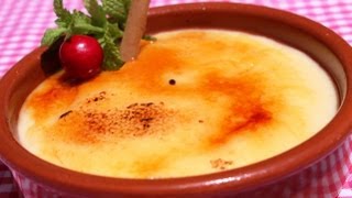 Crema catalana sin lactosa  Crème Brûlée [upl. by Emmi273]