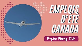 Emplois dété Canada  Regina Flying Club [upl. by Chloras]