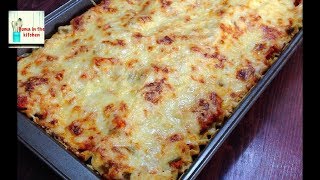 Chicken Lasagna Recipe  Lasagna With White Sauce by HUMA IN THE KITCHEN [upl. by Nirrol]