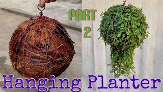 Hanging Plant Basket DIY Plant Hanger Hanging Plant Ideas [upl. by Ylellan]