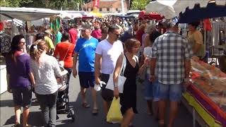 Votre plus beau marché  le marché de Biscarrosse 40 [upl. by Lyrac]