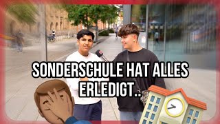 SONDERSCHULE HAT ALLES ERLEDIGT  Straßenumfrage  Hagen [upl. by Lanfri]