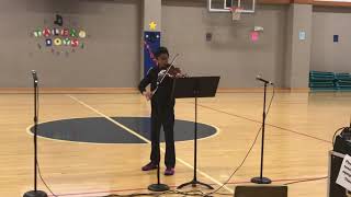 Violin Performance at School Talent Show [upl. by Sucerdor]