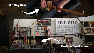 Diddley Bow Meets Modular Synth TX Wiggles 39 [upl. by Valtin305]