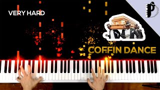 Coffin Dance Piano Tutorial  EASY to VERY HARD [upl. by Carlyle377]