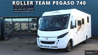 Roller Team Pegaso 740 Motorhome For Sale at Camper UK [upl. by Javed]