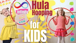 Hula Hoop Trick Tutorial  Kids Hooping INFINITY [upl. by Idac]