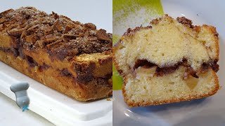 Recette de cake pomme cannelle Spéculoos [upl. by Ainig396]