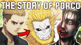 The Story Of Porco Galliard THE JAW TITAN Attack On Titan [upl. by Ankeny680]