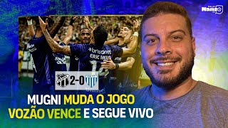 CEARÁ 2 X 0 AVAÍ  Vovô vence e tá VIVO na luta pelo ACESSO  Agora é SECAR  MUGNI o cara do jogo [upl. by Nnylkoorb]