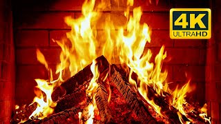 🔥 Cozy Fireplace 4K 12 HOURS Fireplace with Crackling Fire Sounds Crackling Fireplace 4K [upl. by Larochelle]