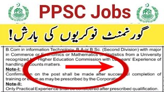 ppsc BABSc base Jobs  ppsc ad 33  male amp female apply  latest update [upl. by Crellen]