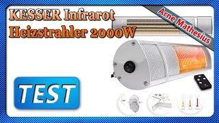 KESSER Infrarot Heizstrahler 2000W [upl. by Xuaeb52]