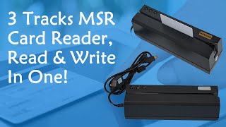 3 Tracks MSR Card Reader ReadampWrite In One  MSR606 [upl. by Rastus191]