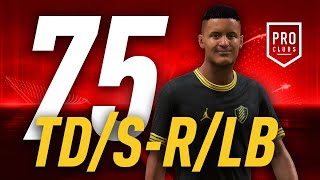 BEST BUILD RL BACK FIFA 23  Terzino Level 75 [upl. by Heurlin]