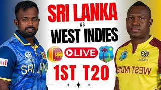 live🔴 Live Sri lanka Vs West Indies Live – 1st T20  SL Vs WI Live Match Today dream 11 team [upl. by Belanger342]