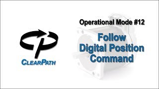 ClearPath Integrated Servo Motor Follow Digital Position Command [upl. by Noel129]