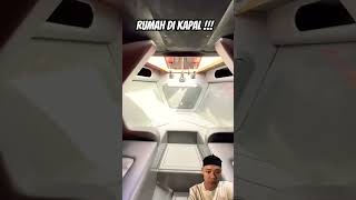 Rumah di kapal boat powerboat automobile proboat boatlife powerboating boating lakelife [upl. by Zakaria315]