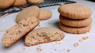 Crispy Oatmeal Cookies in 10 mins  Simple amp Easy to make [upl. by Ajit600]