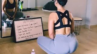 ANINDITA HIDAYAT Globet Squat workout gym bodygoals [upl. by Yrkcaz]