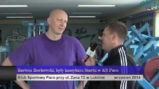 Bartosz Borkowski były koszykarz Startu na treningu w KS Paco [upl. by Nalid]