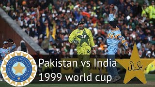 Pakistan vs India  icc world cup 1999  match highlights [upl. by Wolford]